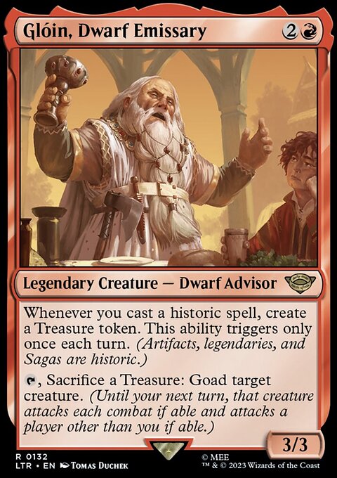 Glóin, Dwarf Emissary